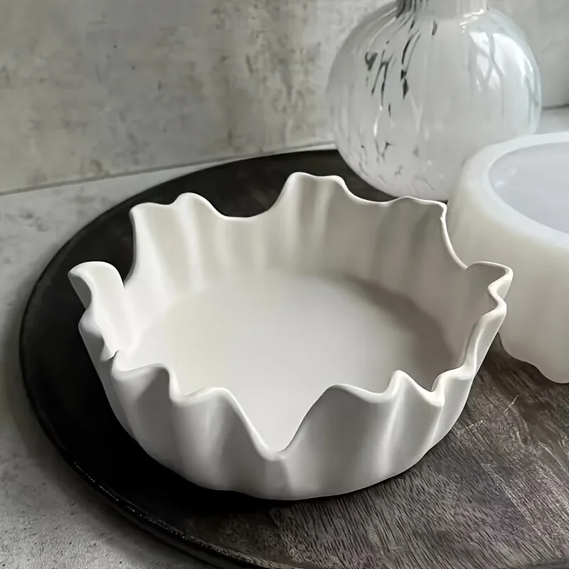 Candle Molds - Düzensiz Depolama Tepsisi silikon kalıp Alçı