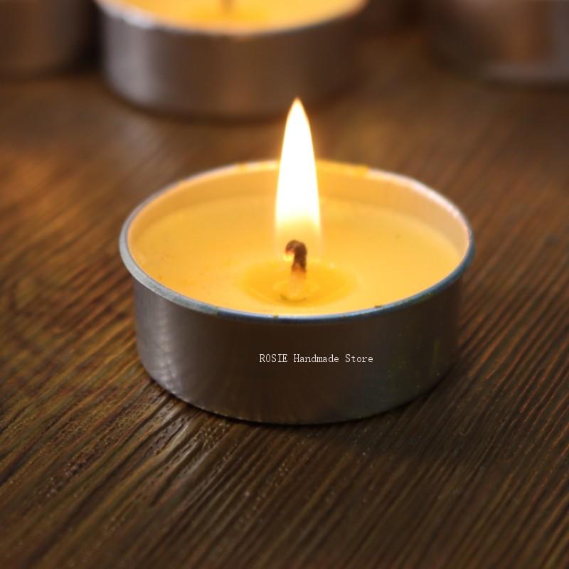 Candle Containers - Boş çay balmumu dairesel alüminyum kutu