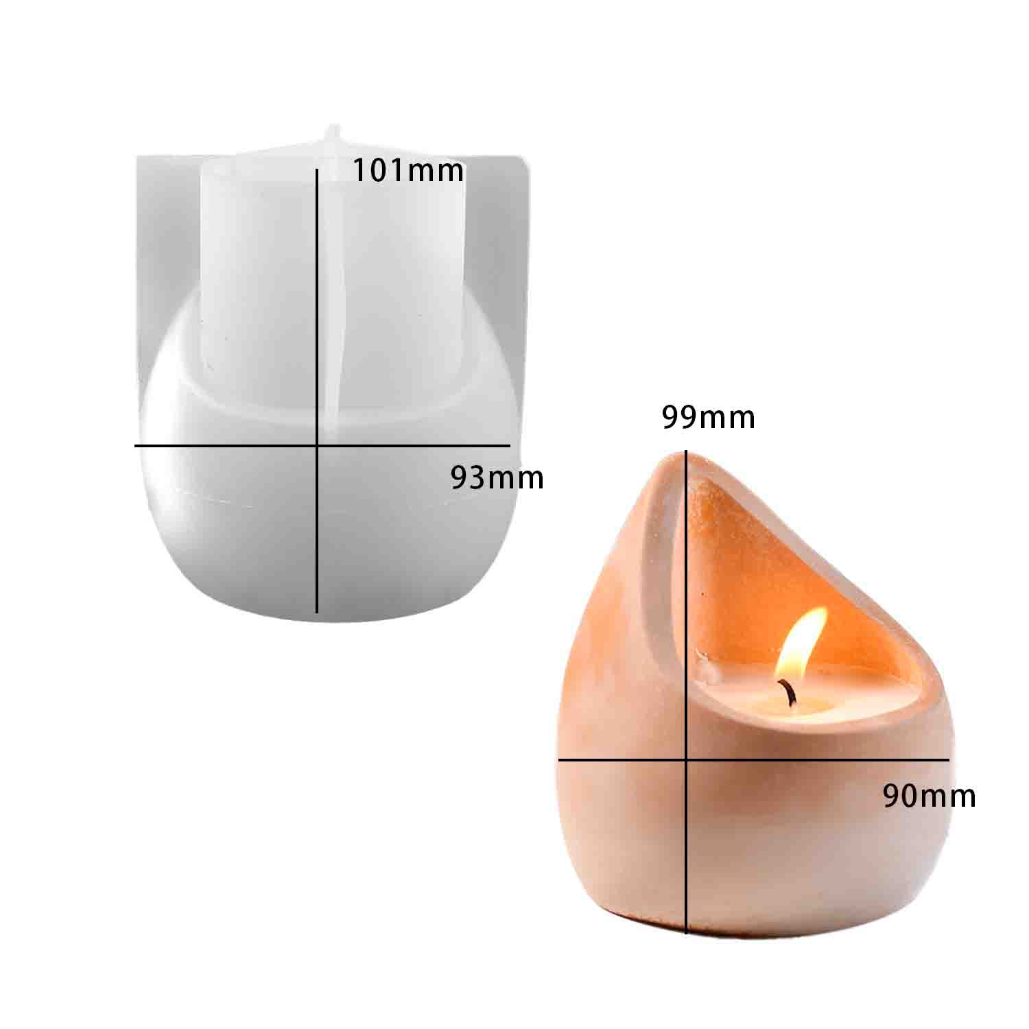 Candle Containers - Kendin Yap epoksi reçine kalıbı su