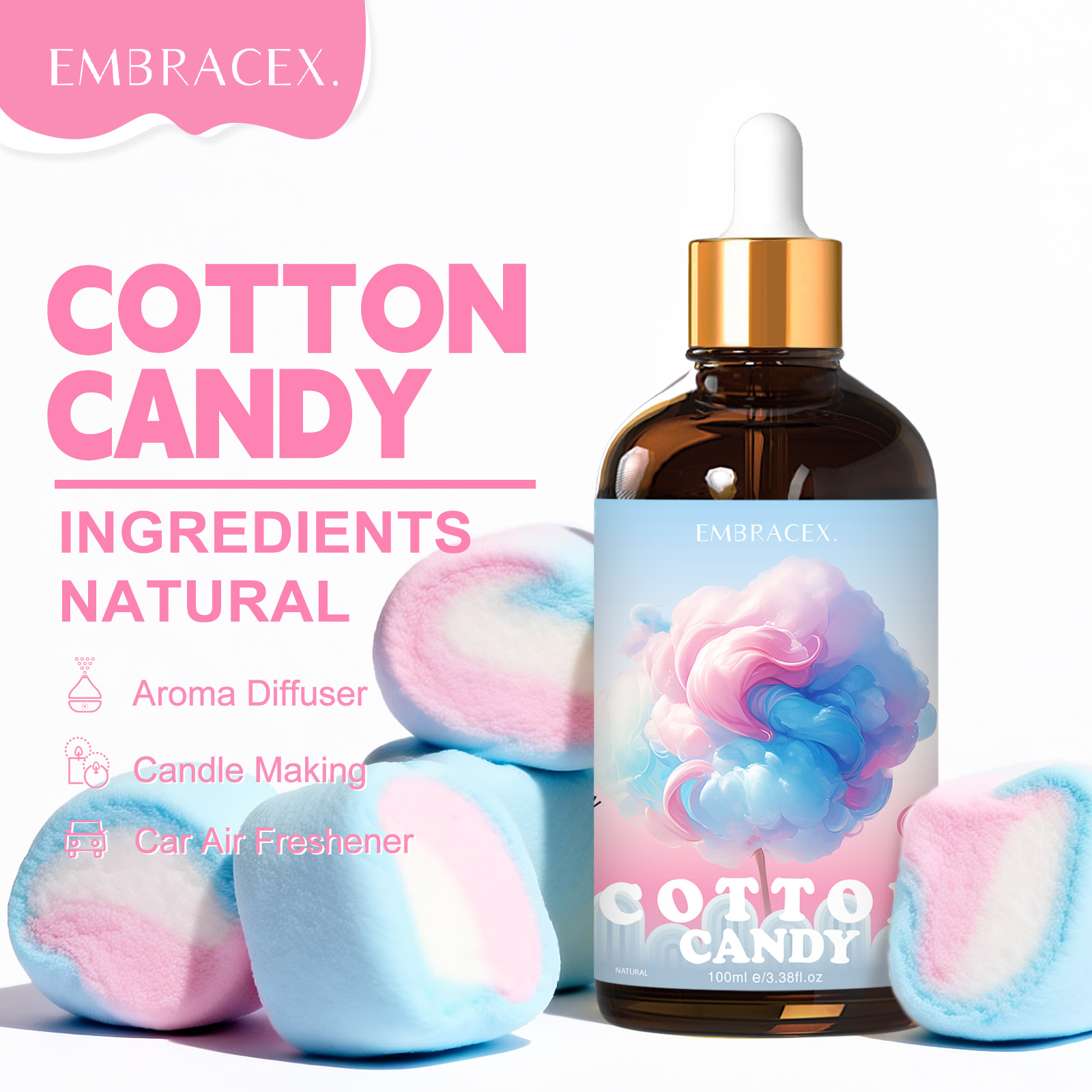 100ml Pamuk Şeker Kokulu Yağla - Candle Fragrance incelemesi ve fiyatı