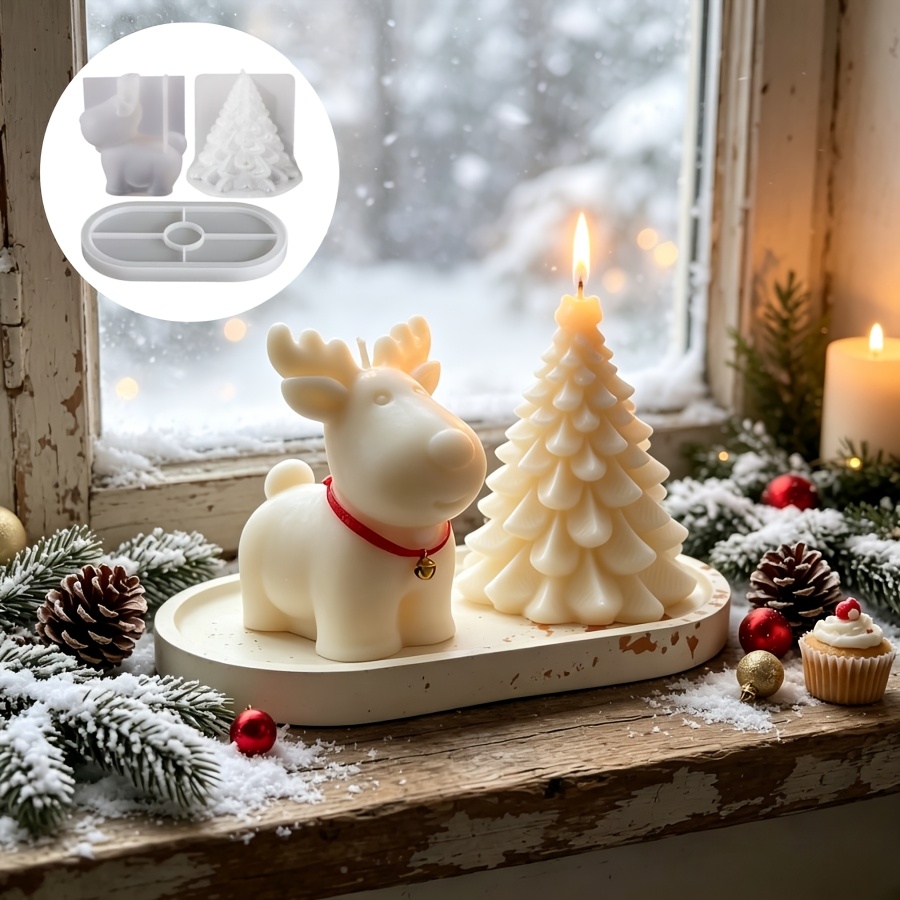 Kil Silikon Kalıp 3 Parça Set: - Candle Making Kit incelemesi ve fiyatı