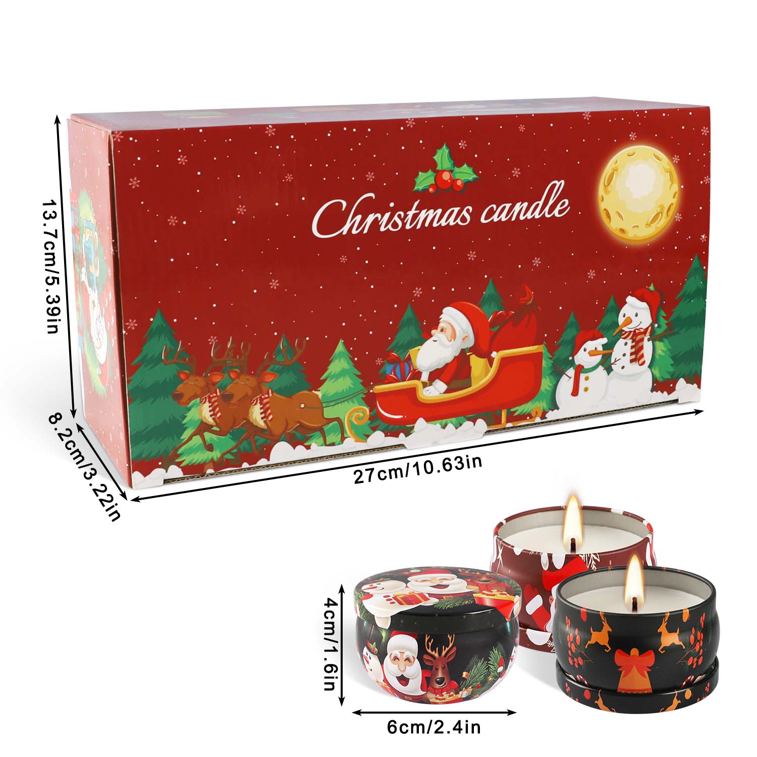 2.3 inç, 16 Parçalı Noel Kokul - Soy Wax incelemesi ve fiyatı